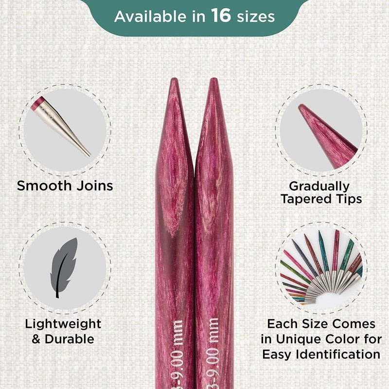 Knit Pro Dreamz Interchangeable Circular Needles 5" (13cm) | US Size 13 (9mm) - Image 2